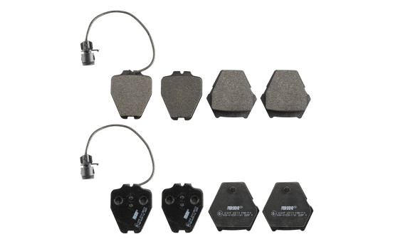 Brake Pad Set, disc brake PREMIER ECO FRICTION FDB1710 Ferodo