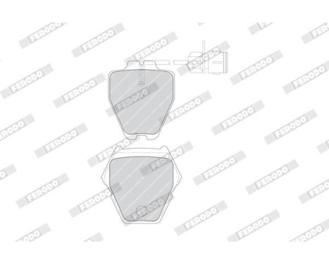 Brake Pad Set, disc brake PREMIER ECO FRICTION FDB1710 Ferodo, Image 4