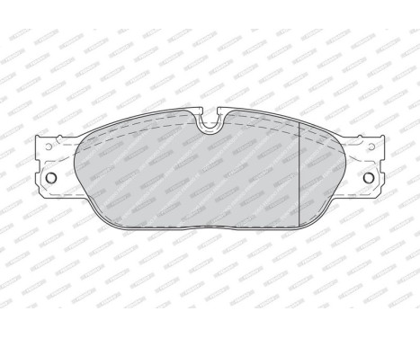 Brake Pad Set, disc brake PREMIER ECO FRICTION FDB1711 Ferodo, Image 3