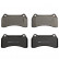 Brake Pad Set, disc brake PREMIER ECO FRICTION FDB1712 Ferodo