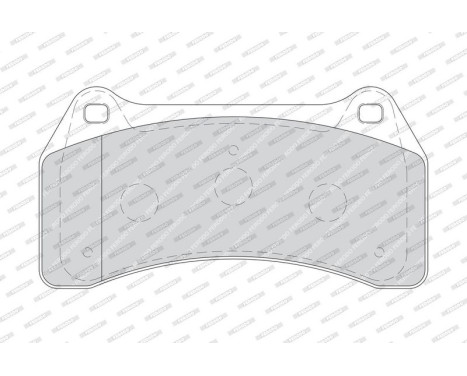 Brake Pad Set, disc brake PREMIER ECO FRICTION FDB1712 Ferodo, Image 3