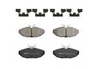 Brake Pad Set, disc brake PREMIER ECO FRICTION FDB1713 Ferodo