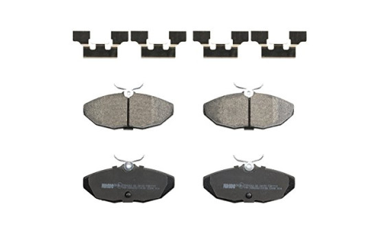 Brake Pad Set, disc brake PREMIER ECO FRICTION FDB1713 Ferodo