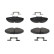 Brake Pad Set, disc brake PREMIER ECO FRICTION FDB1713 Ferodo, Thumbnail 2