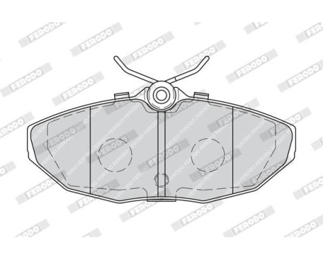Brake Pad Set, disc brake PREMIER ECO FRICTION FDB1713 Ferodo, Image 3