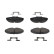 Brake Pad Set, disc brake PREMIER ECO FRICTION FDB1713 Ferodo, Thumbnail 2