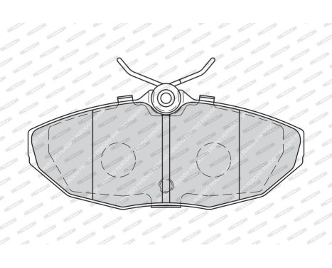 Brake Pad Set, disc brake PREMIER ECO FRICTION FDB1713 Ferodo, Image 3