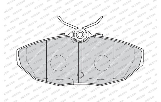 Brake Pad Set, disc brake PREMIER ECO FRICTION FDB1713 Ferodo, Image 3