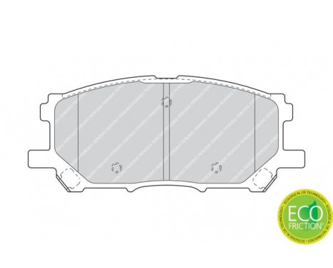 Brake Pad Set, disc brake PREMIER ECO FRICTION FDB1715 Ferodo, Image 2