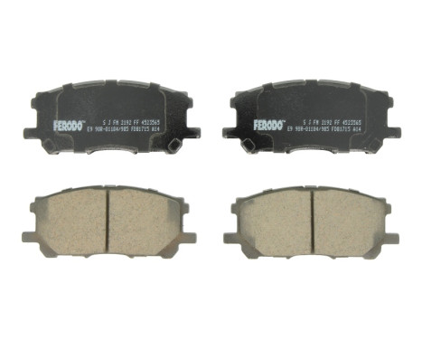 Brake Pad Set, disc brake PREMIER ECO FRICTION FDB1715 Ferodo