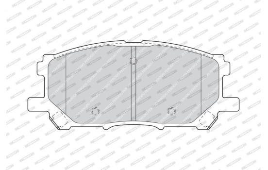 Brake Pad Set, disc brake PREMIER ECO FRICTION FDB1715 Ferodo, Image 3