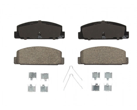 Brake Pad Set, disc brake PREMIER ECO FRICTION FDB1721 Ferodo