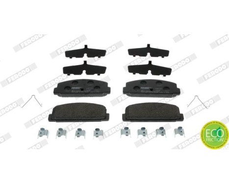 Brake Pad Set, disc brake PREMIER ECO FRICTION FDB1721 Ferodo, Image 4