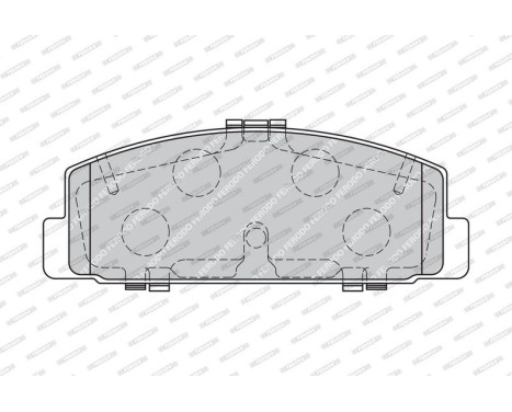 Brake Pad Set, disc brake PREMIER ECO FRICTION FDB1721 Ferodo, Image 4