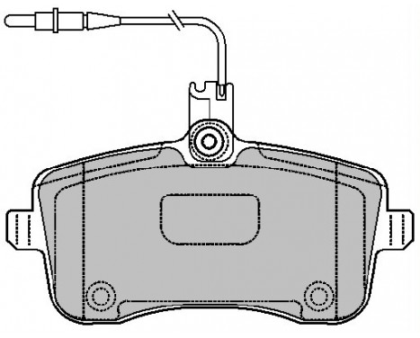 Brake Pad Set, disc brake PREMIER ECO FRICTION FDB1725 Ferodo, Image 2