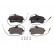 Brake Pad Set, disc brake PREMIER ECO FRICTION FDB1725 Ferodo