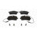 Brake Pad Set, disc brake PREMIER ECO FRICTION FDB1725 Ferodo, Thumbnail 3