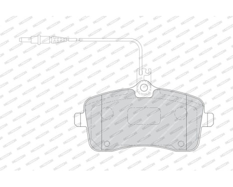 Brake Pad Set, disc brake PREMIER ECO FRICTION FDB1725 Ferodo, Image 4