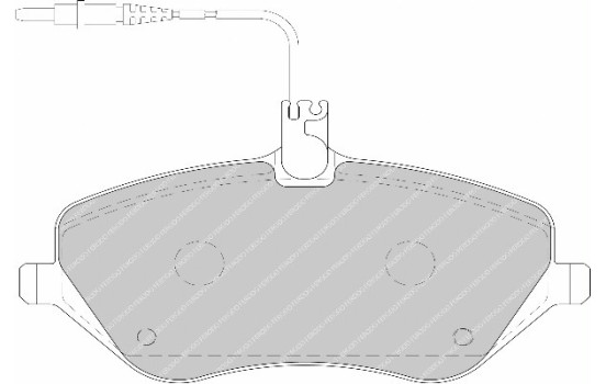 Brake Pad Set, disc brake PREMIER ECO FRICTION FDB1726 Ferodo, Image 2