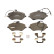 Brake Pad Set, disc brake PREMIER ECO FRICTION FDB1726 Ferodo