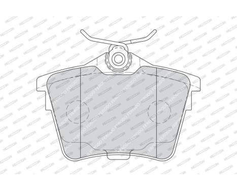 Brake Pad Set, disc brake PREMIER ECO FRICTION FDB1727 Ferodo, Image 3
