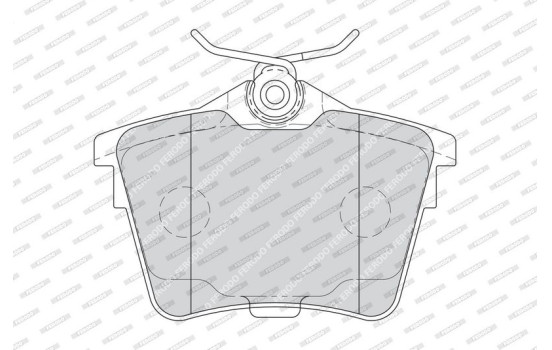 Brake Pad Set, disc brake PREMIER ECO FRICTION FDB1727 Ferodo, Image 3
