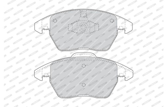 Brake Pad Set, disc brake PREMIER ECO FRICTION FDB1728 Ferodo, Image 5