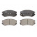 Brake Pad Set, disc brake PREMIER ECO FRICTION FDB1733 Ferodo