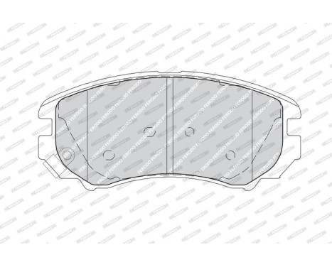 Brake Pad Set, disc brake PREMIER ECO FRICTION FDB1733 Ferodo, Image 3