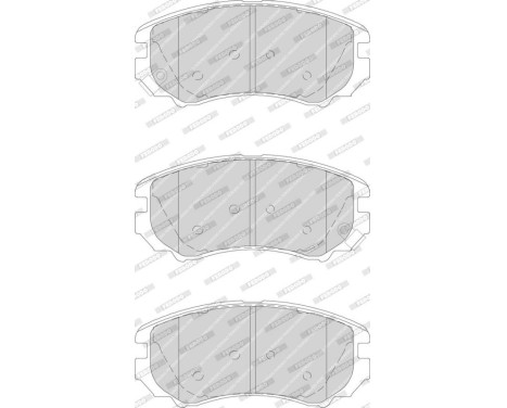 Brake Pad Set, disc brake PREMIER ECO FRICTION FDB1733 Ferodo, Image 4
