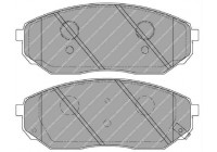 Brake Pad Set, disc brake PREMIER ECO FRICTION FDB1735 Ferodo