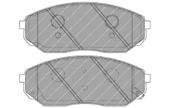 Brake Pad Set, disc brake PREMIER ECO FRICTION FDB1735 Ferodo