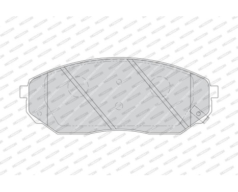 Brake Pad Set, disc brake PREMIER ECO FRICTION FDB1735 Ferodo, Image 3