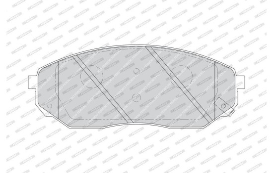 Brake Pad Set, disc brake PREMIER ECO FRICTION FDB1735 Ferodo, Image 3