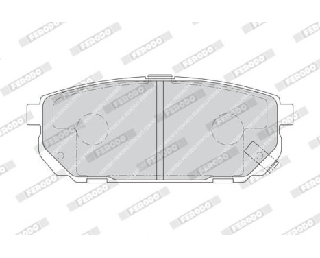 Brake Pad Set, disc brake PREMIER ECO FRICTION FDB1736 Ferodo, Image 4