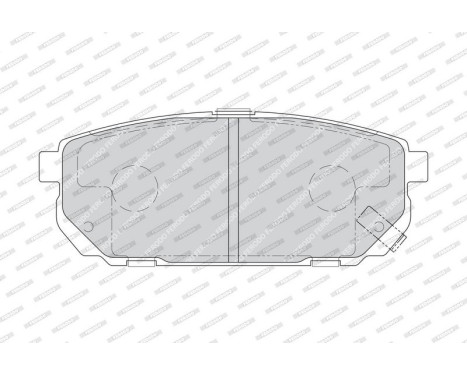 Brake Pad Set, disc brake PREMIER ECO FRICTION FDB1736 Ferodo, Image 4
