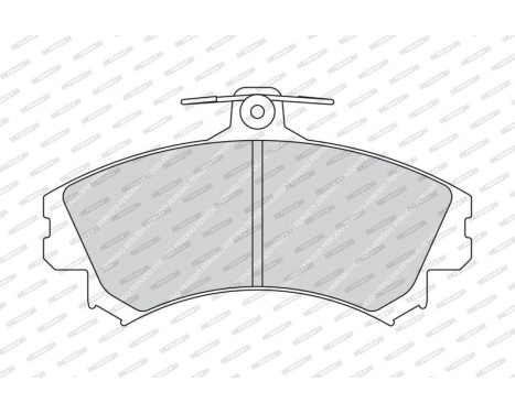Brake Pad Set, disc brake PREMIER ECO FRICTION FDB1738 Ferodo, Image 3