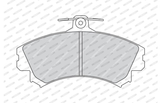 Brake Pad Set, disc brake PREMIER ECO FRICTION FDB1738 Ferodo, Image 3