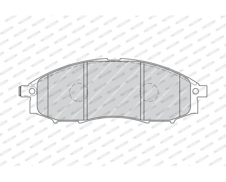 Brake Pad Set, disc brake PREMIER ECO FRICTION FDB1745 Ferodo, Image 3