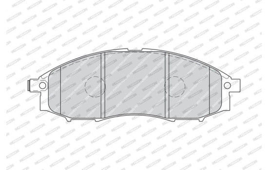 Brake Pad Set, disc brake PREMIER ECO FRICTION FDB1745 Ferodo, Image 3