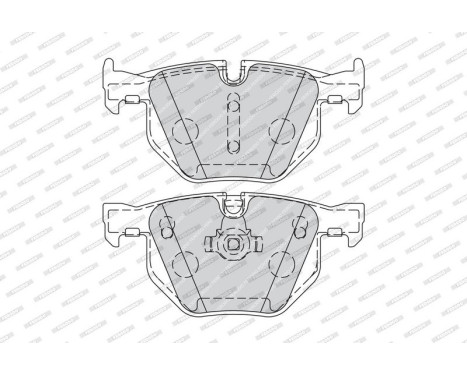 Brake Pad Set, disc brake PREMIER ECO FRICTION FDB1748 Ferodo, Image 3