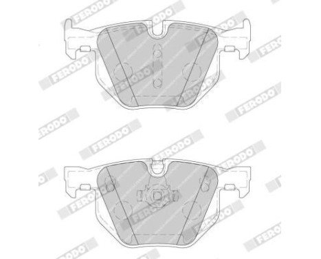 Brake Pad Set, disc brake PREMIER ECO FRICTION FDB1748 Ferodo, Image 4