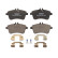 Brake Pad Set, disc brake PREMIER ECO FRICTION FDB1750 Ferodo