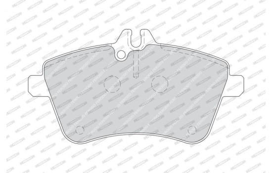 Brake Pad Set, disc brake PREMIER ECO FRICTION FDB1750 Ferodo, Image 4