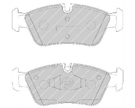Brake Pad Set, disc brake PREMIER ECO FRICTION FDB1751 Ferodo, Image 2