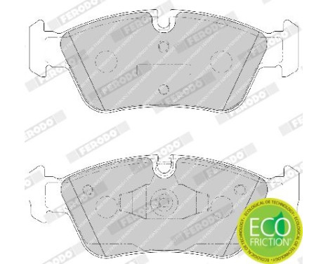 Brake Pad Set, disc brake PREMIER ECO FRICTION FDB1751 Ferodo, Image 4