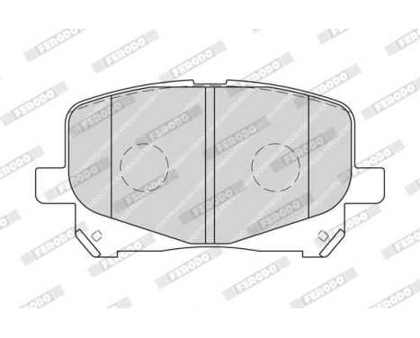 Brake Pad Set, disc brake PREMIER ECO FRICTION FDB1752 Ferodo, Image 3