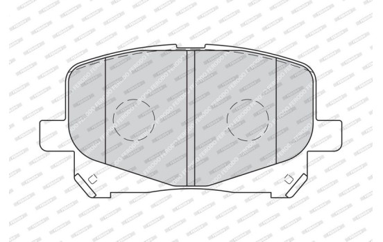 Brake Pad Set, disc brake PREMIER ECO FRICTION FDB1752 Ferodo, Image 3