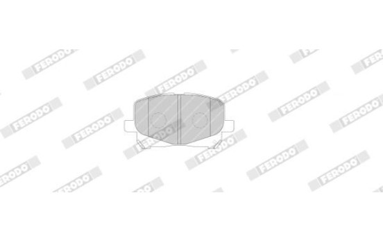 Brake Pad Set, disc brake PREMIER ECO FRICTION FDB1752 Ferodo, Image 4