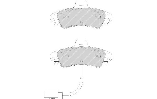 Brake Pad Set, disc brake PREMIER ECO FRICTION FDB1753 Ferodo, Image 2